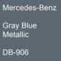 Preview: Mercedes-Benz, Gray Blue Metallic, DB-906.